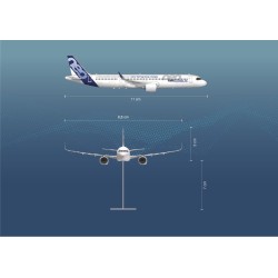 Maquette A321neo long range échelle 1:400